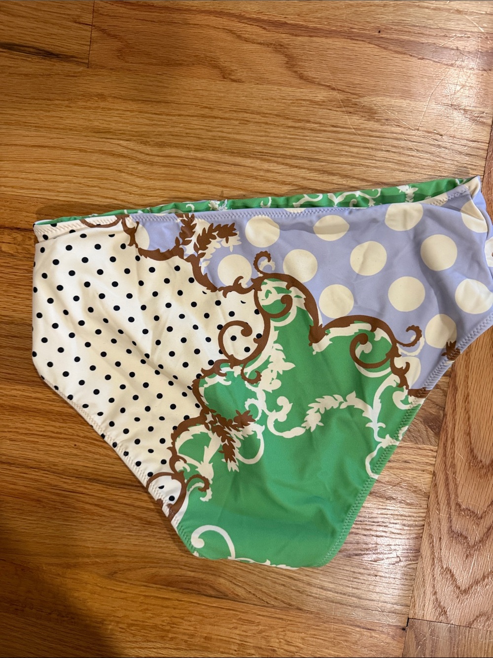 Women’s  high waist bikini Bottoms - Mixed Print Large - Picture 2 of 4